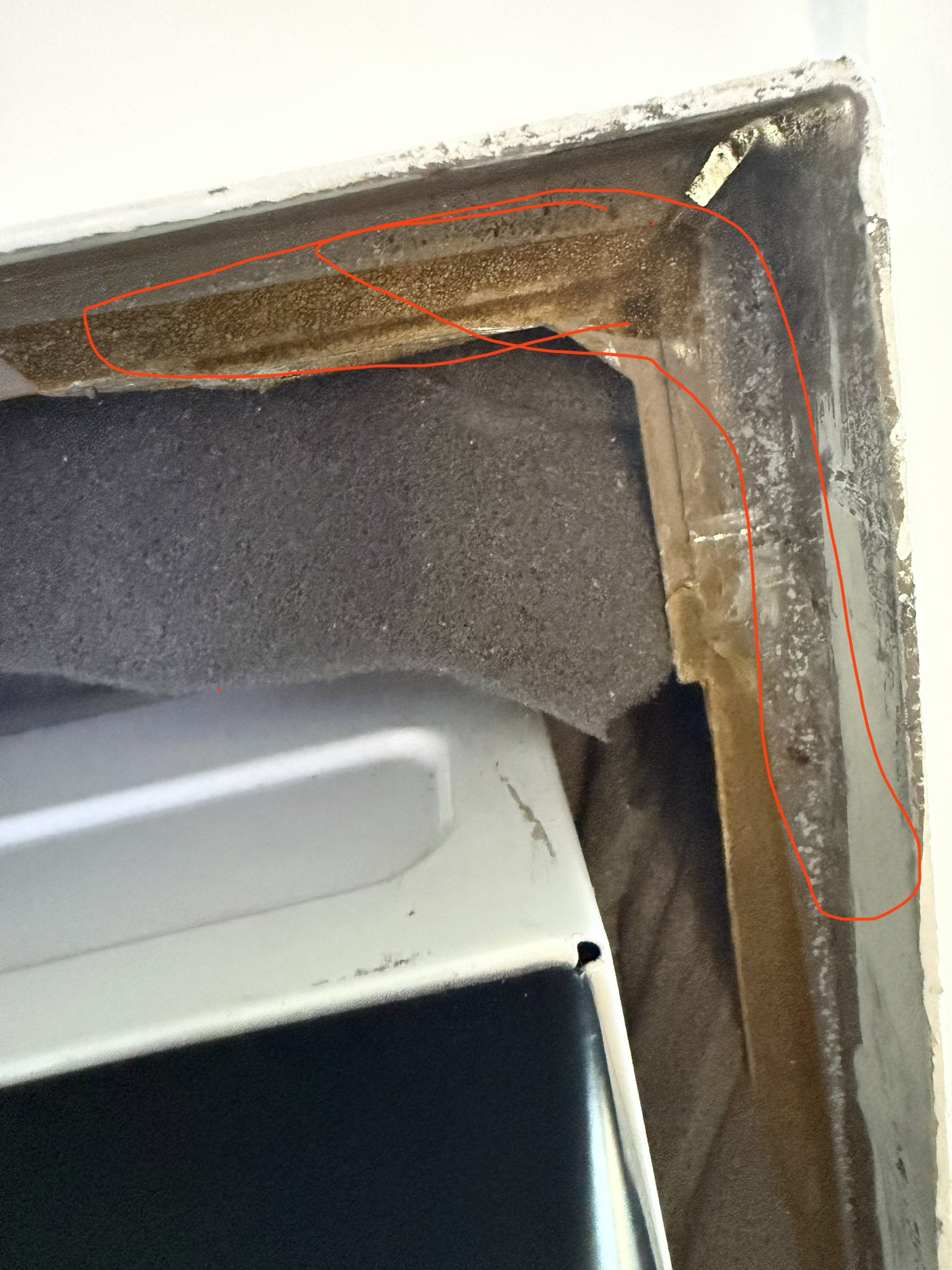 Interior Wall Installation - Living Room — before