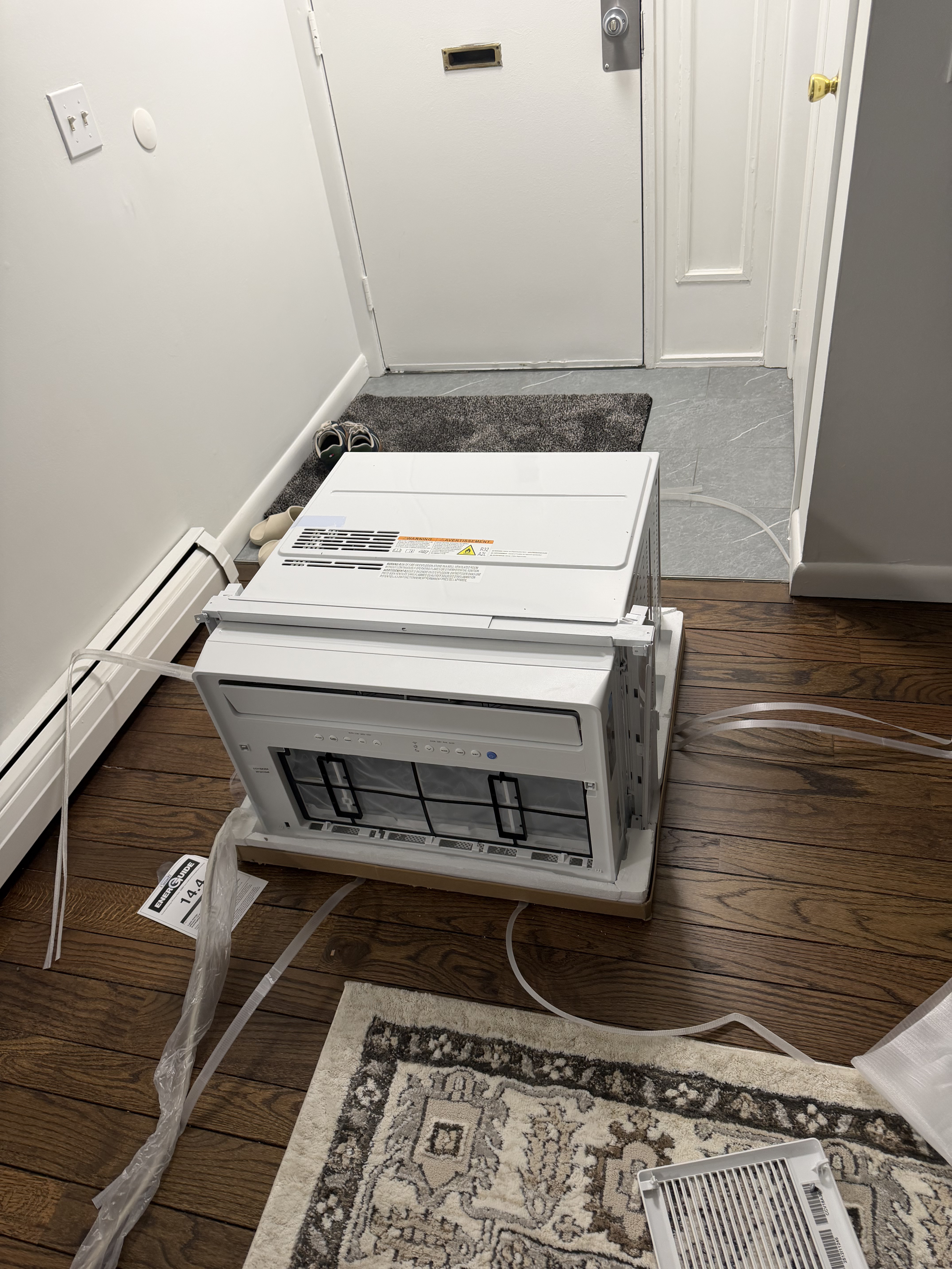 Interior Wall Installation - Living Room — during