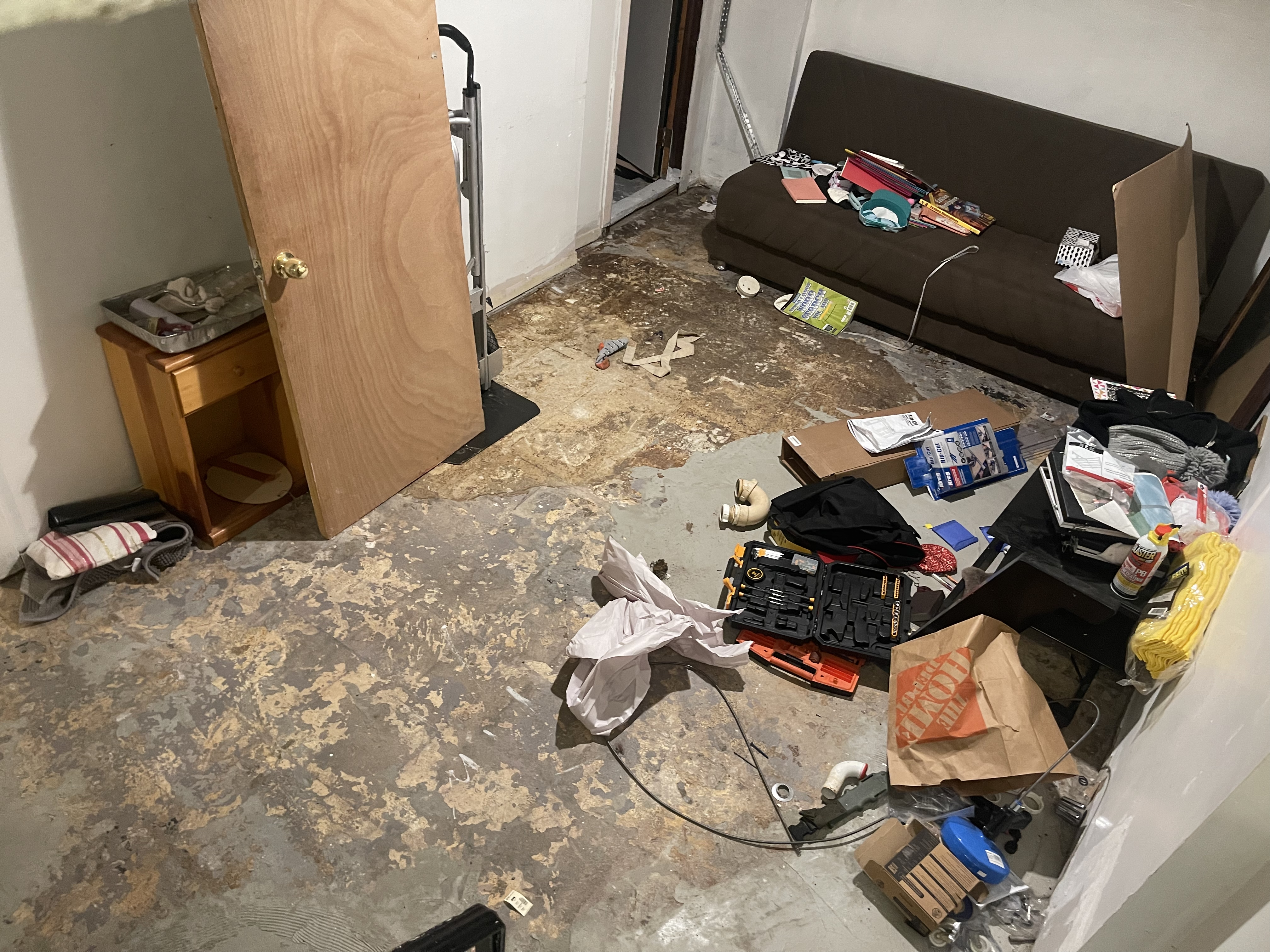 Basement Remodel — before